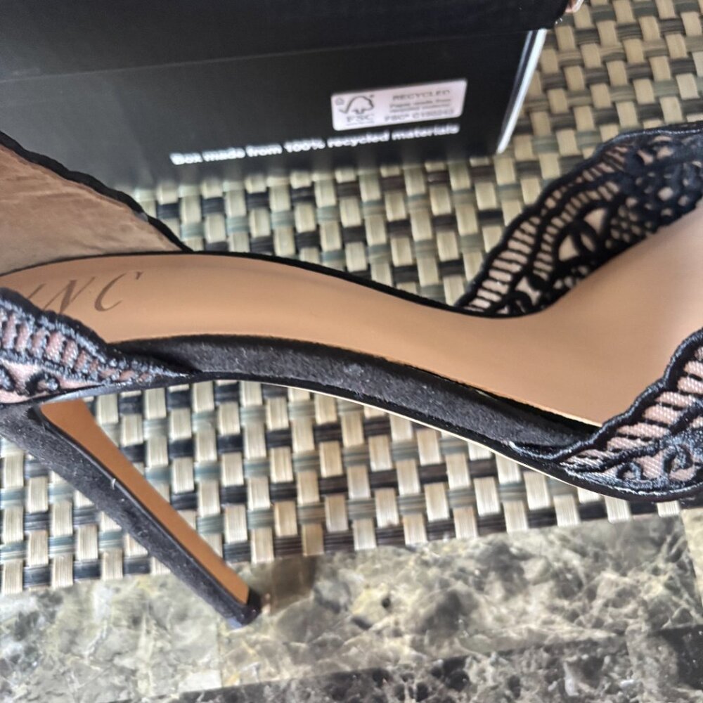 I.N.C. Women's Kinlee Two-Piece Pointed-Toe Dress Pumps Black SZ: 9M - Picture 14 of 16